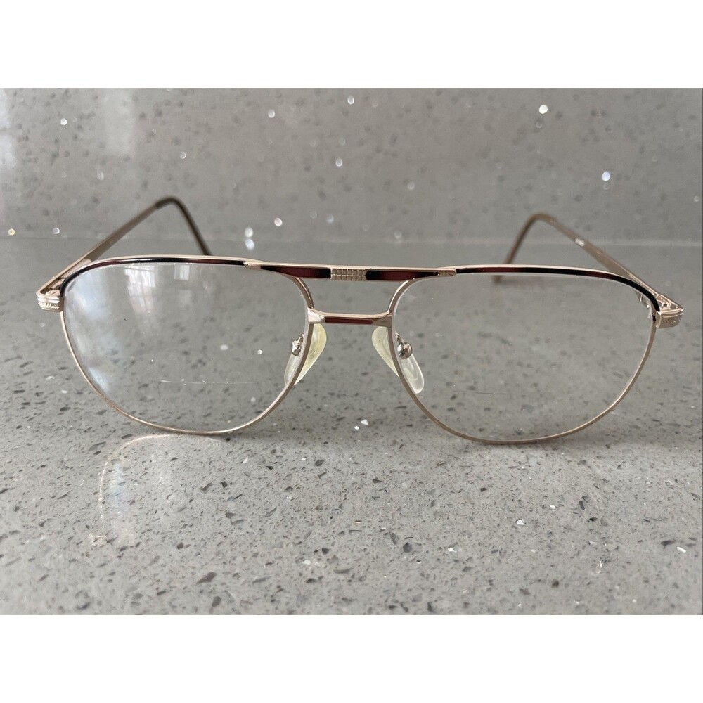Legacy MM 5027 G/ BR Gold Brown Full Rim Eyeglasses Frames ONLY 56-18-145